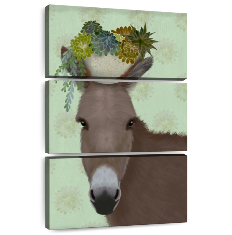 Brampt Donkey Succulent, 32" H x 20" W