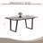 62.9-Inch Rectangular MDF Dining Table-339180410