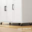Rolling Kitchen Island On Wheels With Drawer, 3 Cabinets,Spice Rack And Towel Rack