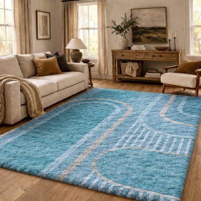 Tapis à poil long de qualité supérieure lavable à la machine ADS532