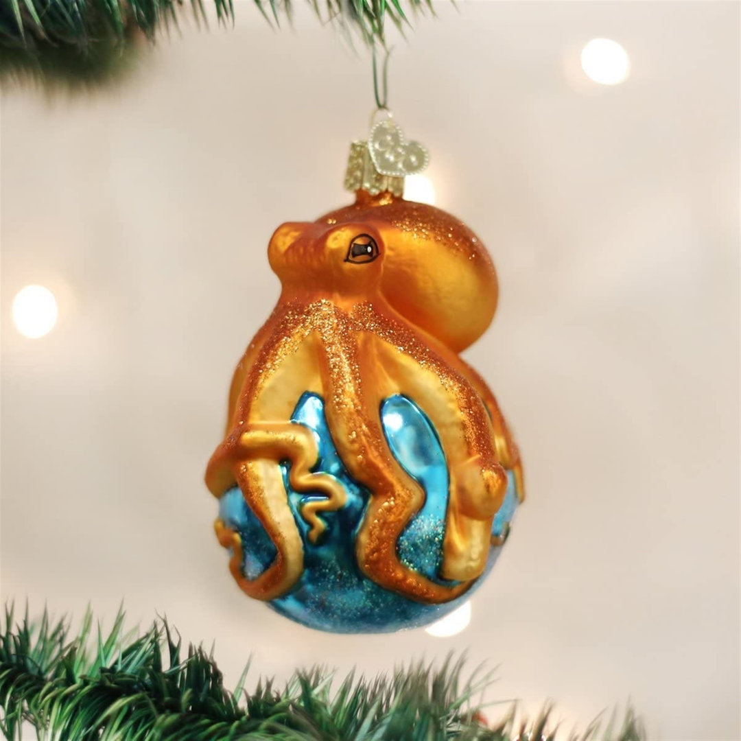 Octopus Hanging Figurine Ornament Old World Christmas