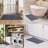 Canvas Navy Standard 2x3 Washable Rug-786549696