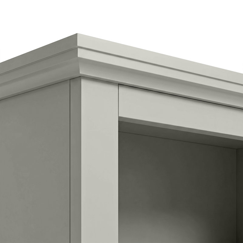 Huche en bois Martha Stewart Bedford, Gray