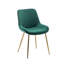 47cm H Velvet Upholstered Upholstered Back Side Chair-1402942712