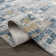 Liverii Abstract Design Modern Blue Area/Beige Rug