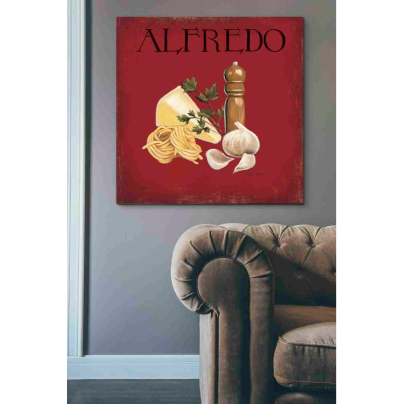 «Italian Cuisine III» par Marco Fabiano, art mural sur toile, H 37 po x l 37 po x P 1,5 po