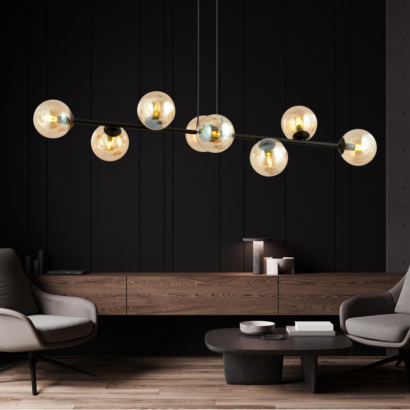 Colbert 8 - Light Steel Kitchen Island Pendant