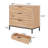 3 Drawers Nightstand , 31" Large Wooden Bed Side Table-706331075