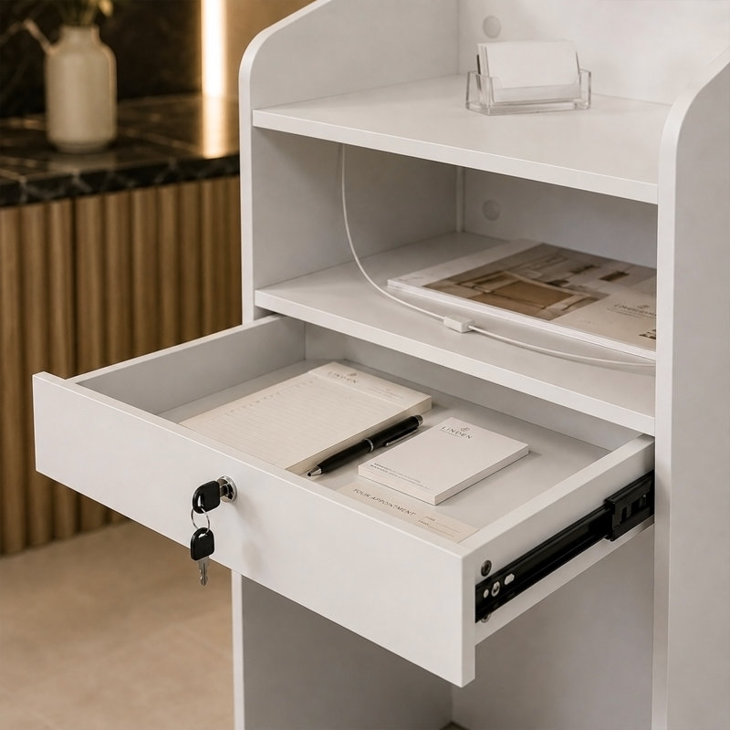 Rectangle MDF Reception Desk