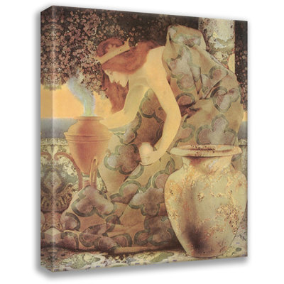 «Gulnare of the Sea» par Maxfield Parrish, toile tendue avec châssis