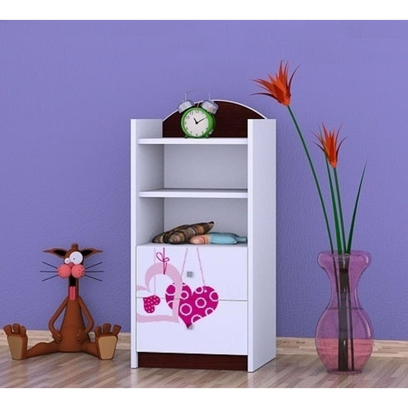 Joaquin 96cm H X 45cm W Kids Cube, Wenge