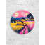 Horloge murale en verre trempé rose-507770284-507770286