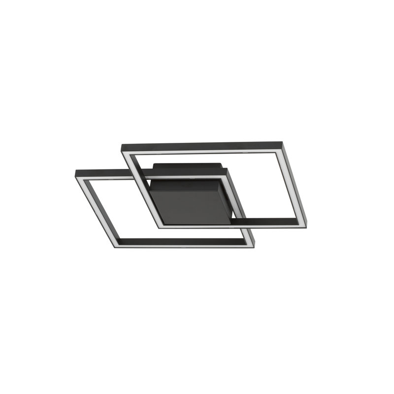 LED Flush Mount, Black