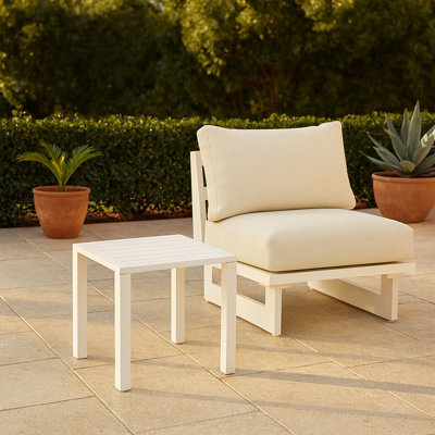 Table d'appoint en aluminium Richview