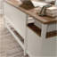Bureau en L, finition blanche