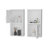 Dixie 2 Bathroom Medicine Cabinets With Storage With Open Shelf-1700007252