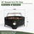 15" Propane Tabletop Gas Fire, 40000 BTU Round Steel Fire Pit for Outdoor living room Garden Balcony