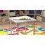 Table de classe carrée en bois à hauteur ajustable Bright Beginnings-86004674