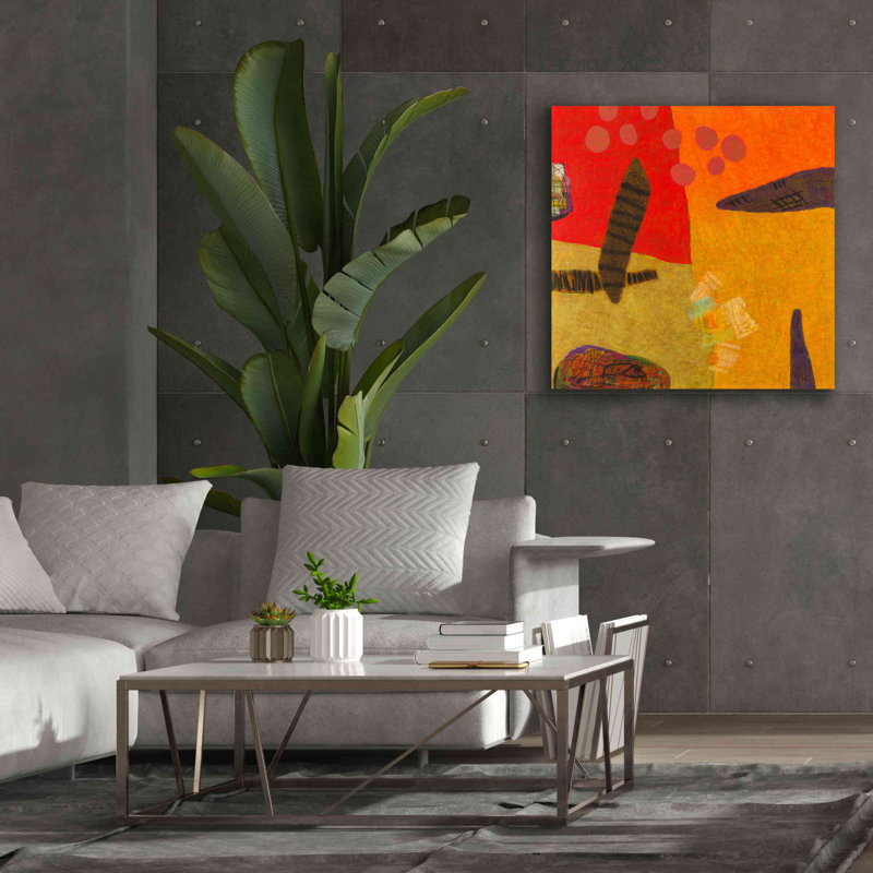 «Conversations in the Abstract 29» par Downs, estampe numérique sur toile, H 37 po x l 37 po x P 1,5 po