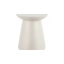 Table d'appoint intérieure / extérieure en polyrésine blanc givré 18 po Hollie-1423182950
