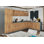 Ensemble d'armoires de cuisine en panneau de fibres à densité moyenne (MDF) H 83 po x l 138 po x P 85 po FK-PresTIge