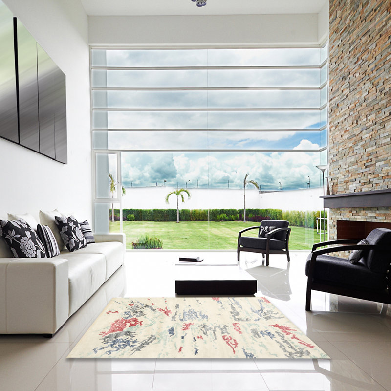 Abstract Indoor Rug, Square 6'0" x 6'0"