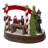 8" Lighted Winter Christmas Scene with Music and a Turning Tree