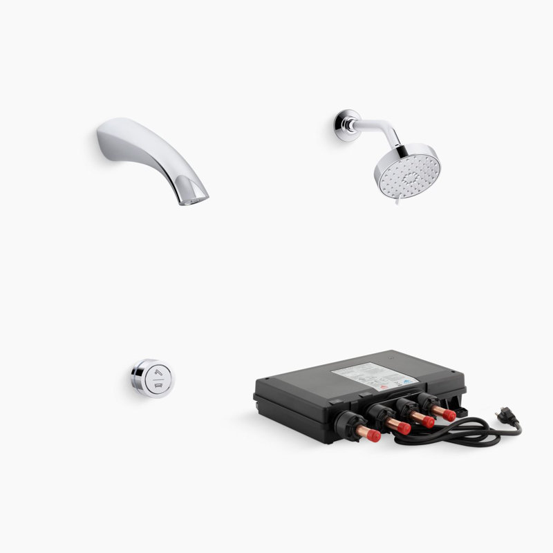 DTV Mode Wall-Mount Bath/Shower Digital Interface, Matte Black