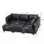 Canapé modulable en polyuréthane flexible, formes convertibles, rangement et canapé-lit pour le salon - 6 sièges-133362466-133362469-133362471