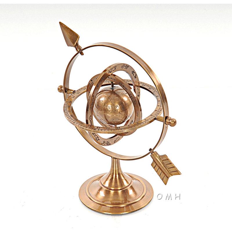Metal Tabletop Globe