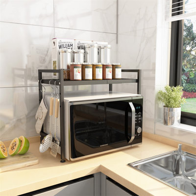 Mastandrea 43Cm Steel Standard Baker's Rack Microwave Compatibility