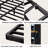 Floating Bed Frame With LED-373991396