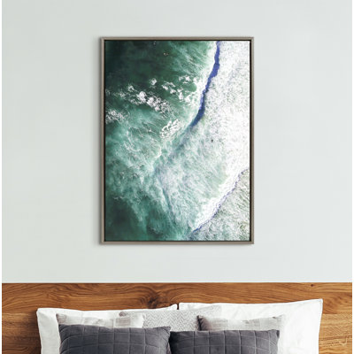 Paddle Out by Rachel Bolgov Framed Canvas Wall Art Print
