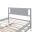 Lit plateforme double avec lit gigogne réglable
