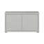 Modern, minimalistic storage bench with 2 doors, entryway bench, engineered, 74.5 cm W x 41.5 cm H  x 34.9 cm D-264957976