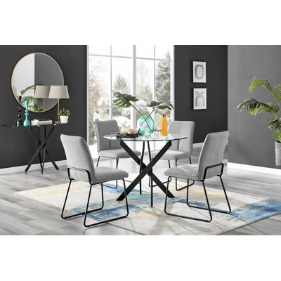 Eubanks 4 - Person Dining Set