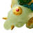 2-Piece Jade Effect Elephant Statue Set with Cabbage & Gourd Decor, Gold Accented Lucky Home Decor for Living Room, Bedroom & Office
