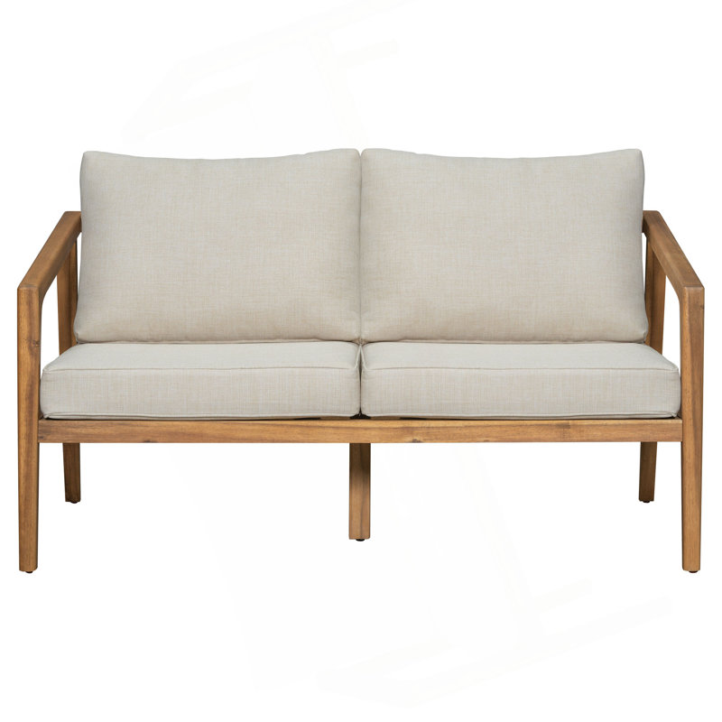 Causeuse d'extérieur en bois d'acacia Westin