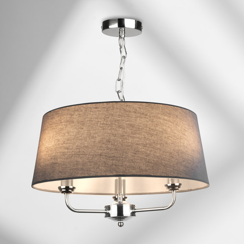 Netasha 3 - Light Shaded Pendant Chandelier