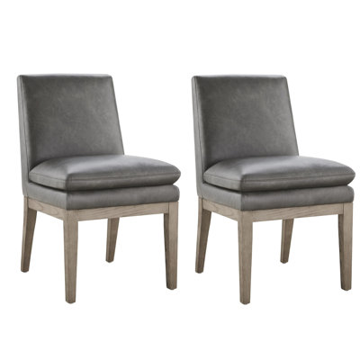 Bethea Leather Upholstered Dining Chair