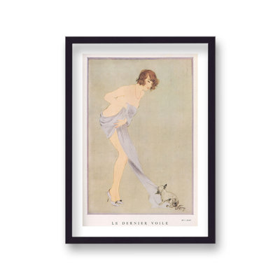 Vintage Publication Le Dernier Voile by Vouvart - Single Picture Frame Print