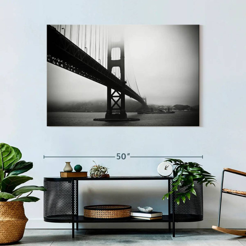 Nicci Smoggy Golden Gate Bridge, H 32 po x l 48 po