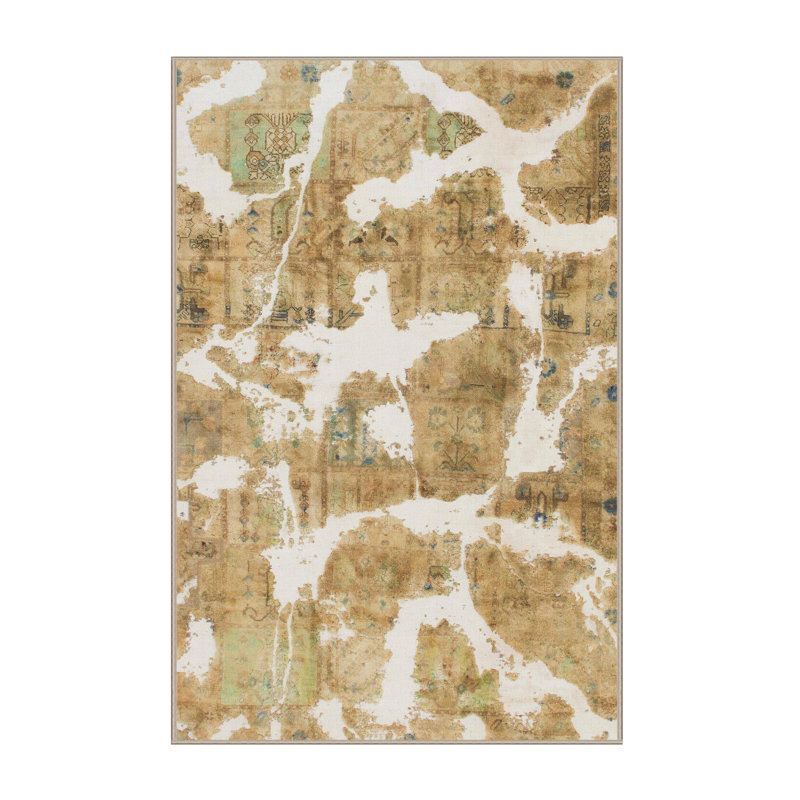 Tapis abstrait moderne 1129, Rectangle 2 pi x 4 pi