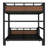 Queen Over Queen Metal Bunk Bed