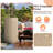 Clevette Column Steel Propane Fire Pit