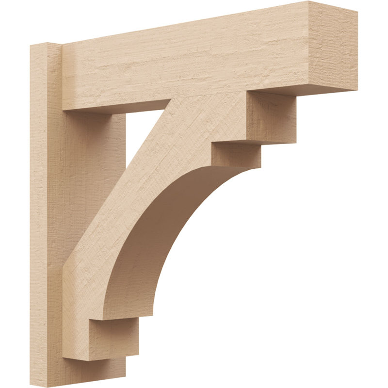 Bois de cèdre brut Merced Block TimberThane Perspector, brun clair, H 30 po x l 6 po x P 18 po