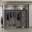 2 Door Manufactured Wood Wardrobe