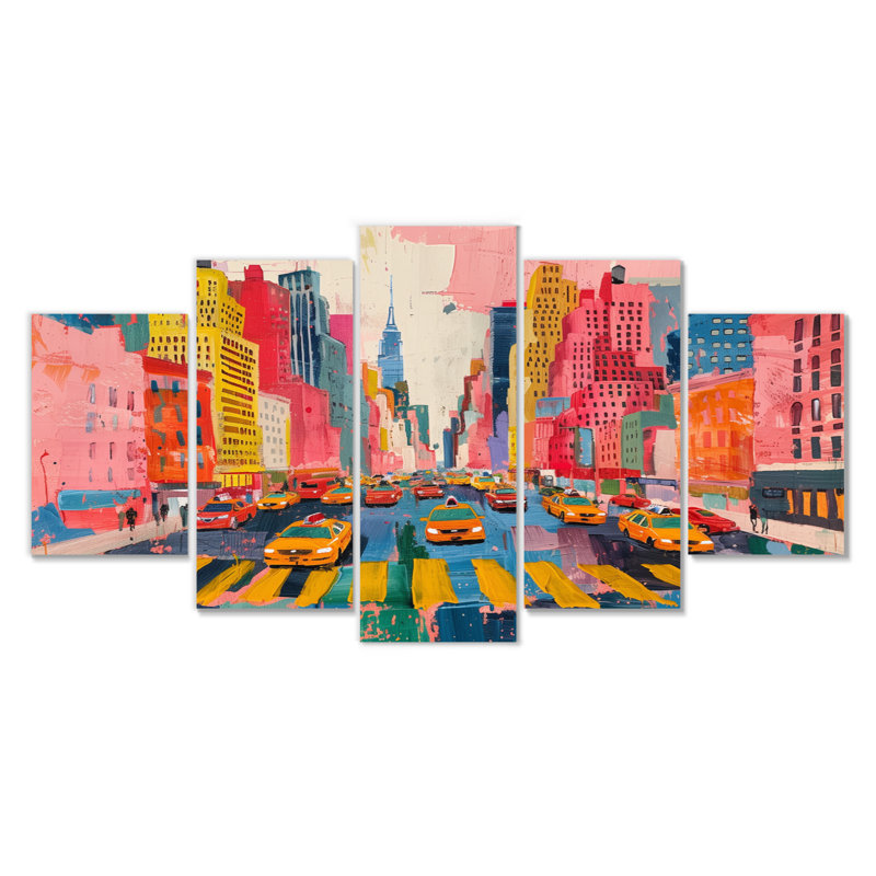Ensemble d'art sur toile Stijn - New York City