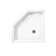 38'' W 38'' D Neo-Angle Triple Shower Base
