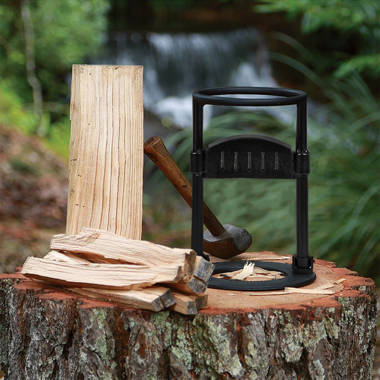 1PC New Firewood Kindling Splitter Racker Ornament Log Wood Cutter